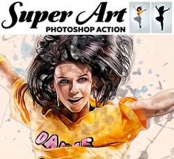 极品PS动作－超级艺术：Super Art - Photoshop Action